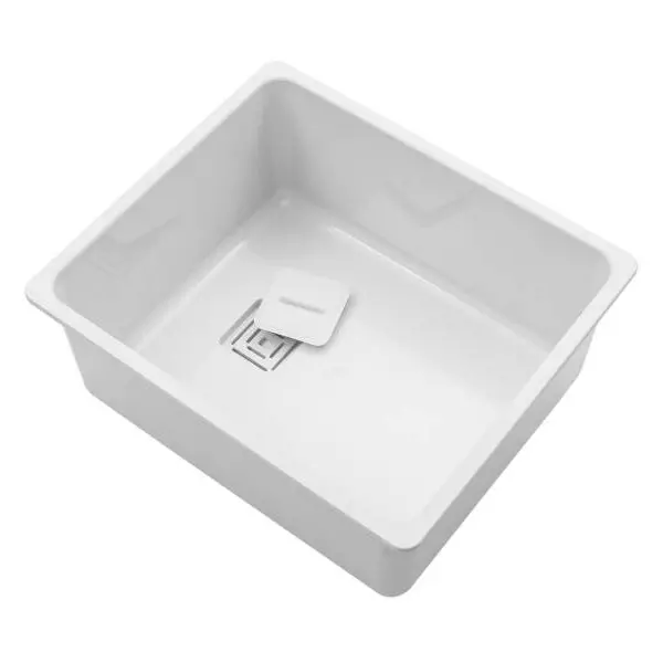 PILETA ACCESORIA QUADRA MAX Q71 EN ABS BLANCO